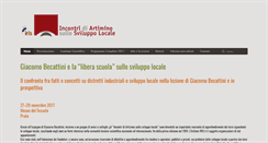 Desktop Screenshot of incontridiartimino.it